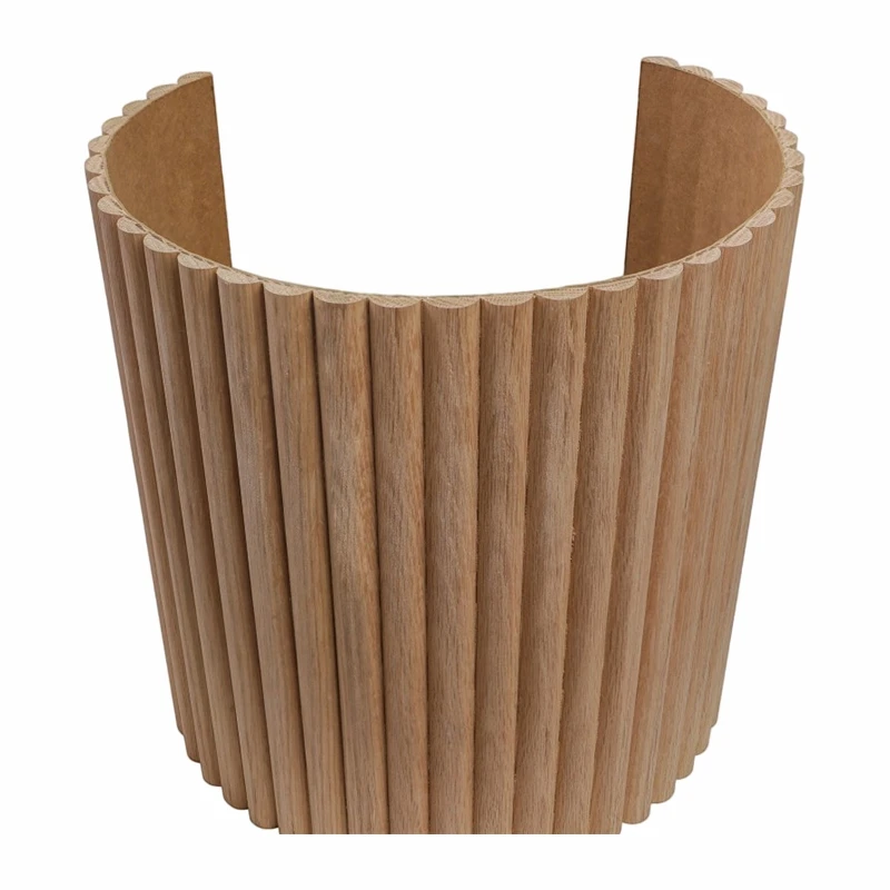Akustische Verbundwandplatte mit Holzgewebe-Finish