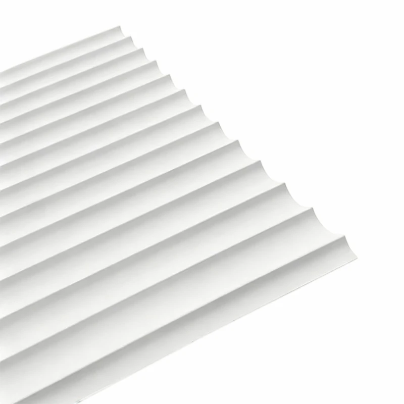 Wandplatte mit konischem Profil, Oberfläche aus PVC-Gewebe